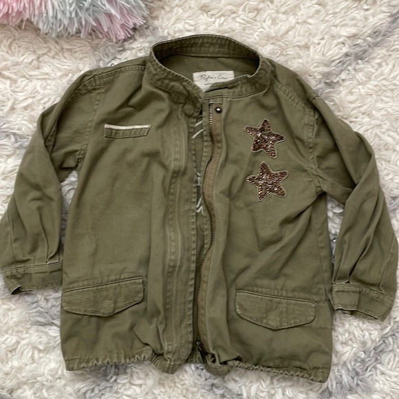 Rylee + Cru Girls Khaki Jacket - Picture 1 of 3